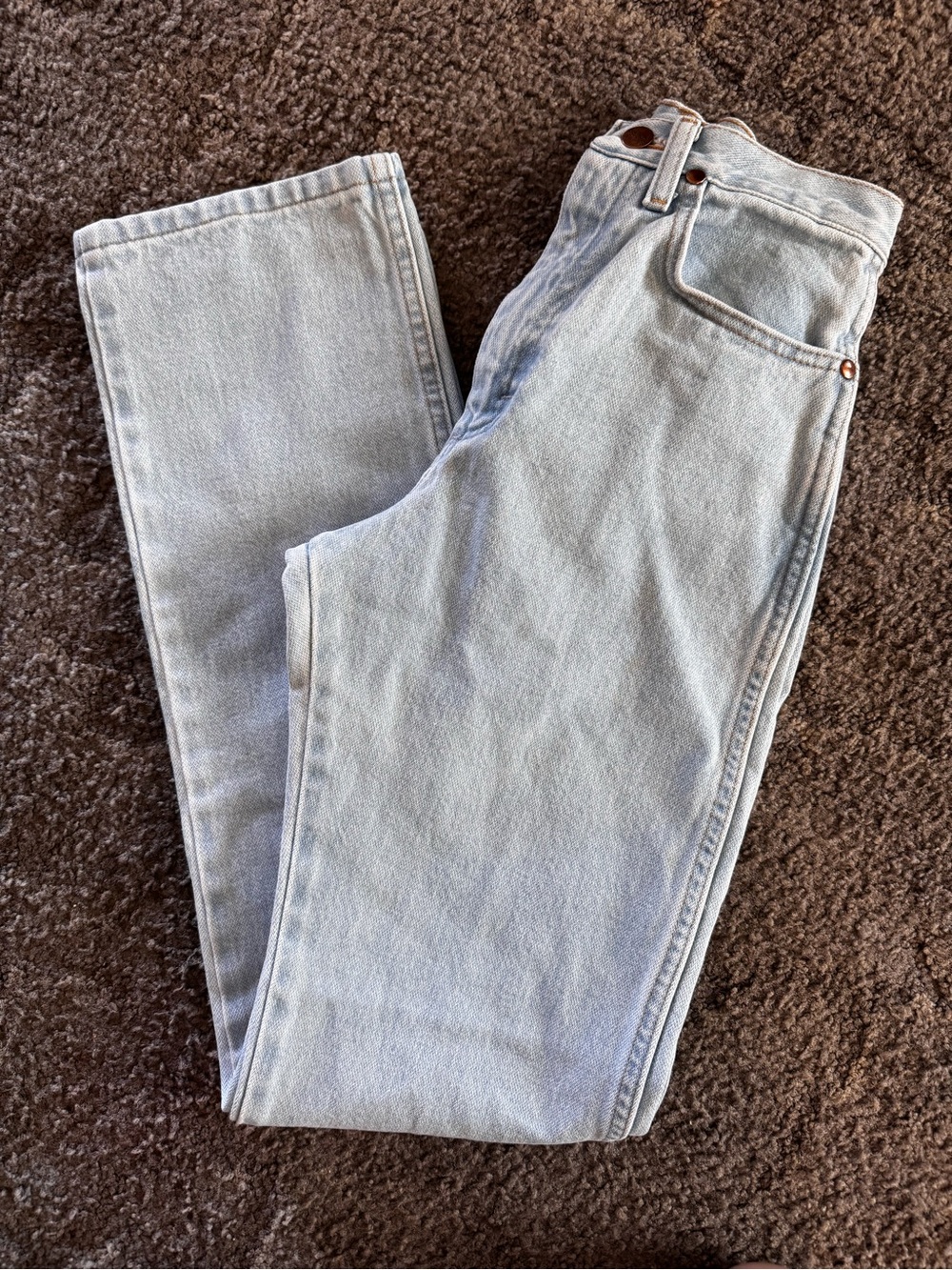 Wrangler Light Blue Straight Leg Jeans